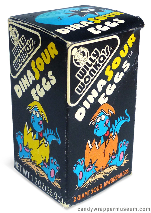 wonka dina sour eggs box